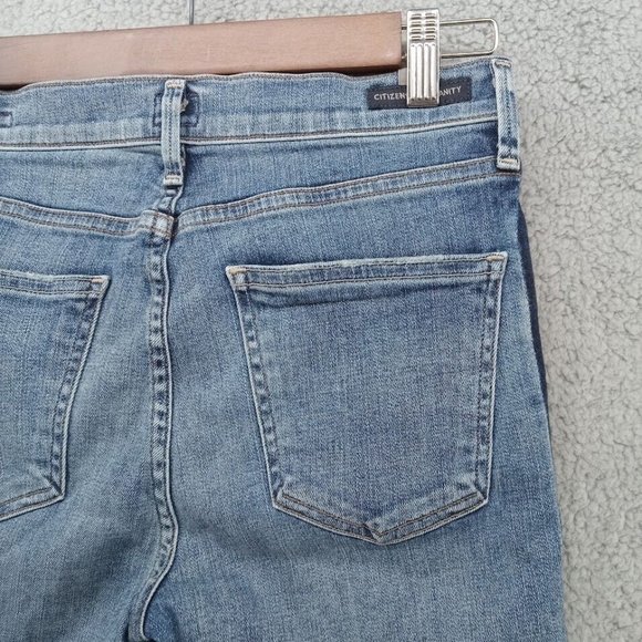 Citizens of Humanity Jeans Womens 28‎ Blue Rocket Crop High-Rise Skinny Denim - Picture 7 of 12